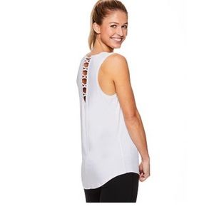 Gaiam Adrian loop laced tank size XS